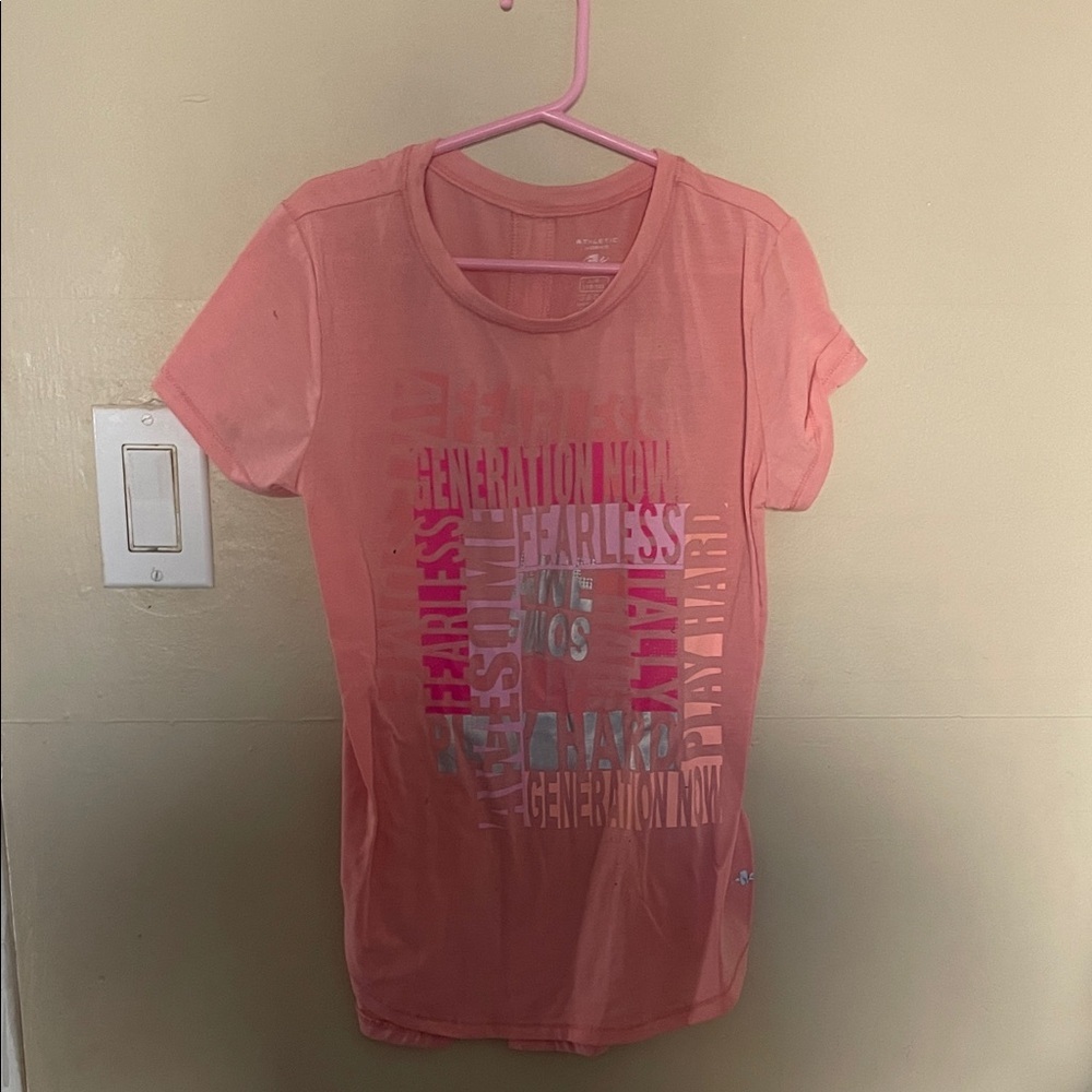 Athletic Works Coral Graphic Tee (Bin E)